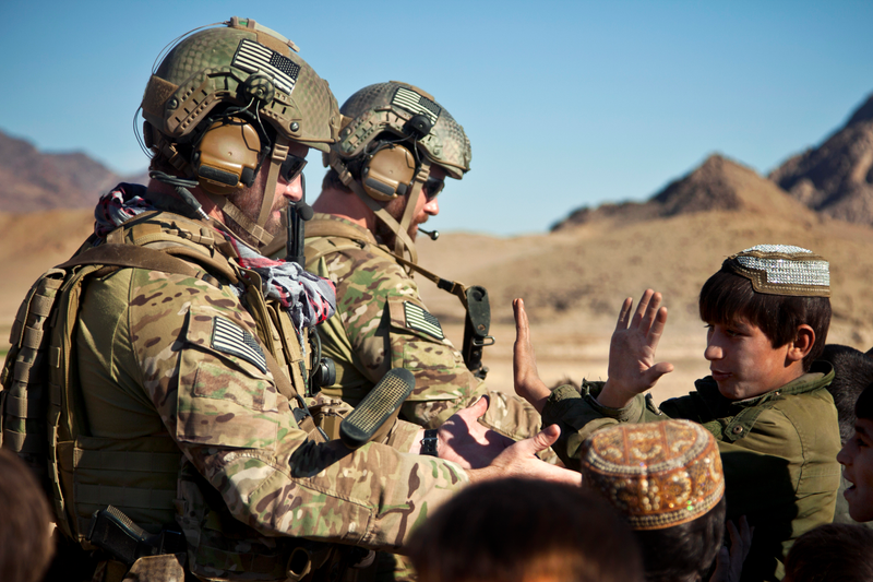 Marine special forces in Afghanistan. US DoD photo.